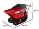 Ranger M570 HD Dumper Tracked Power Barrow - Honda GX200 Engine