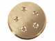 Fama Industrie Bronze Pasta Die Plate for Maccheroni - Medium - Large