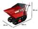 Ranger M570 HD-E Dumper Tracked Power Barrow - Honda GX200 Engine - Electric start