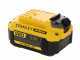 Stanley SFMCMWS251M-QW 18V Battery-powered Lawn Mower - 2x 4.0 Ah