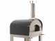 Seven Italy Eros Antracite - Outdoor Wood-fired Oven with Cart
