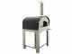 Seven Italy Eros Antracite - Outdoor Wood-fired Oven with Cart