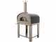 Seven Italy Eros Antracite - Outdoor Wood-fired Oven with Cart