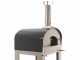 Seven Italy Eros Antracite - Outdoor Wood-fired Oven with Cart