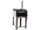 Seven Italy Eros Antracite - Outdoor Wood-fired Oven with Cart