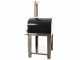 Seven Italy Eros Antracite - Outdoor Wood-fired Oven with Cart