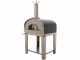 Seven Italy Eros Antracite - Outdoor Wood-fired Oven with Cart