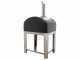 Seven Italy Eros Antracite - Outdoor Wood-fired Oven with Cart