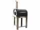 Seven Italy Eros Antracite - Outdoor Wood-fired Oven with Cart