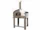 Seven Italy Eros Antracite - Outdoor Wood-fired Oven with Cart