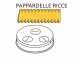 Bronze Die Plate for Pappardelle ricce Fimar &Oslash; 16 mm - PF25E - PF40E