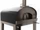 Seven Italy Ade Antracite - Outdoor Wood-fired Oven with Cart