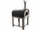 Seven Italy Ade Antracite - Outdoor Wood-fired Oven with Cart