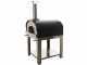 Seven Italy Ade Antracite - Outdoor Wood-fired Oven with Cart