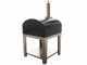 Seven Italy Ade Antracite - Outdoor Wood-fired Oven with Cart