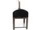 Seven Italy Ade Antracite - Outdoor Wood-fired Oven with Cart