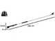 Volpi KV201 - Electric pruning shear on pole - 2X21.6V 4Ah - 38mm Cutting diameter