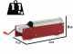 Tre Spade Mod. 7 Red - 7 Kg Manual Sausage Stuffer - 2 Speeds