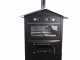 Rossofuoco Sedicinoni 80 Black- Outdoor Wood-fired Oven 