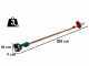 Sbaraglia ARES-22 Battery-powered Pruner on Telescopic Pole - 2x 5.2 Ah/21V Batteries
