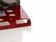 Tre Spade Mod. Star 8 Red - 7 Kg Manual Sausage Stuffer - 2 Speeds