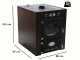 Rossofuoco Garden Color 80 Marrone - Built-in Wood-fired Oven 