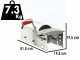 Tre Spade Mod. Star 5 INOX - 5 Kg Manual Sausage Stuffer - 2 Speeds