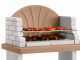 Palazzetti Vasto Masonry Wood-fired and Charcoal Barbecue