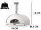 Fontana Mangiafuoco INOX - Wood-fired Oven 