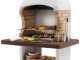Palazzetti Brest 3 Masonry Wood-fired and Charcoal Barbecue