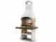 Palazzetti Brest 3 Masonry Wood-fired and Charcoal Barbecue