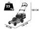 PROMO EGO LM1701E-SP Battery-Powered Lawn Mower - 56 V 4Ah - 42 cm Cutting &Oslash;