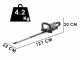 Backpack hedge trimmer EGO HTX 7500 with battery backpack BHX 1000 56V - 5Ah