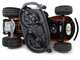 Stiga Tornado 398 - Ride-on Mower with Side Discharge and Mulching