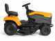 Stiga Tornado 398 M lawn tractor - mechanical transmission and side discharge