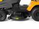 Stiga Tornado 398 M lawn tractor - mechanical transmission and side discharge