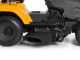 Stiga Tornado 398 M lawn tractor - mechanical transmission and side discharge