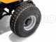 Stiga Tornado 398 M lawn tractor - mechanical transmission and side discharge