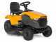 Stiga Tornado 398 M lawn tractor - mechanical transmission and side discharge
