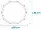 Intex Prisma Frame Clearview 26730NP - &Oslash;488x122 cm - Round Pool