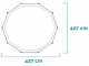 Intex Prisma Frame Clearview 26722NP - &Oslash;427x107 cm - Round Pool