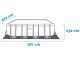 Intex Ultra XTR Frame 26368NP - Above-Ground Pool + Volleyball Net and Cleaning Kit