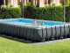 Intex Ultra XTR Frame 26378NP - Above-Ground Pool - Volleyball Net and Cleaning Kit