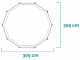 Intex Prisma Frame 26702NP - &Oslash;305x76 cm - Round Pool + 30 W Filter Pump