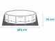 Intex Prisma Frame 26712NP - &Oslash;366x76 cm - Round Pool + 45 W Filter Pump