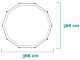 Intex Prisma Frame 26716NP - &Oslash;366x99 cm - Round Pool + 45 W Filter Pump and Ladder