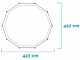 Intex Prisma Frame 26720NP - &Oslash;427x107 cm - Round Pool