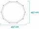Intex Prisma Frame 26726NP - &Oslash;457x122 cm - Round Pool
