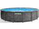 Intex Prisma Frame Greywood 26742NP - Round Pool
