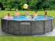 Intex Prisma Frame Greywood 26742NP - Round Pool